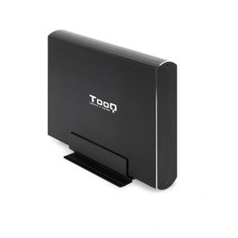 TooQ Caja Externa para Disco Duro TQE-3531B - USB 3.0 para HDD 3.5", Hasta 8TB, SATA III, Compatible con Windows y Mac